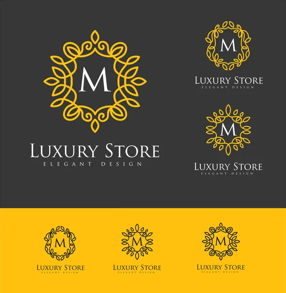 Logotipo de luxo Cartas —  Vetores de Stock