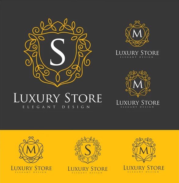 Lettres Logo de luxe — Image vectorielle