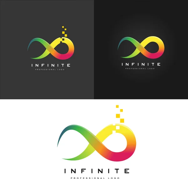 Vector de logotipo infinito — Archivo Imágenes Vectoriales