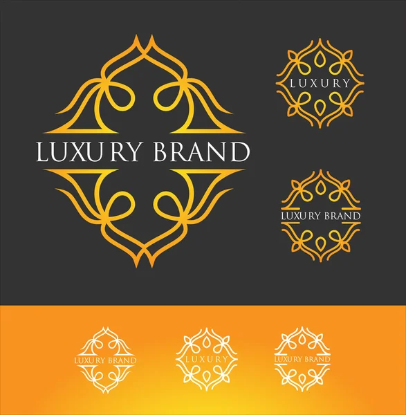 Logo de marque de luxe — Image vectorielle