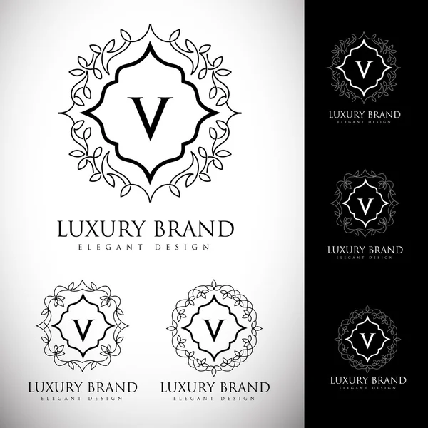 Luxury Logo Letters — Stock Vector