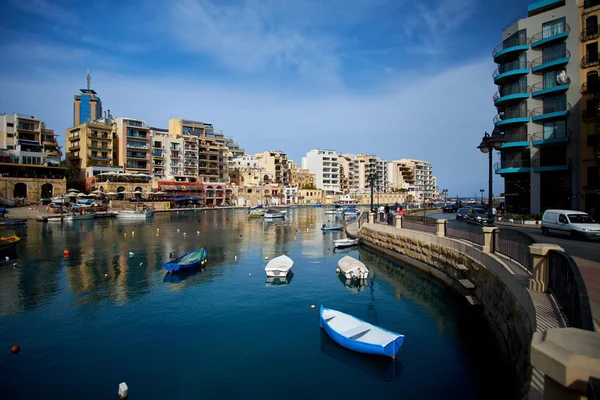 Malta-Saint Julien Bay View- 14 aprile 2016 . — Foto Stock