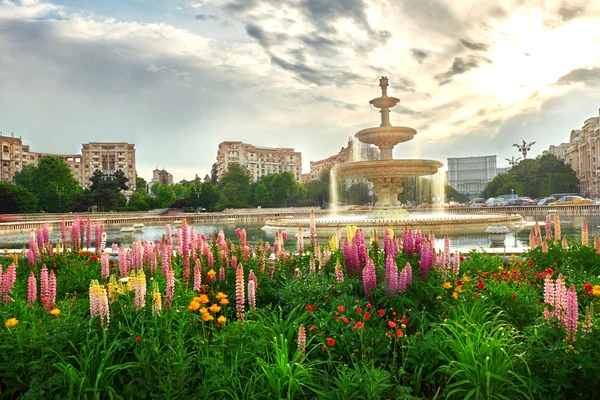 Bukarest, Unirii Square — Stockfoto