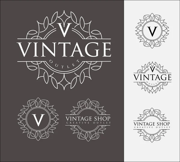 Design do logotipo vintage — Vetor de Stock