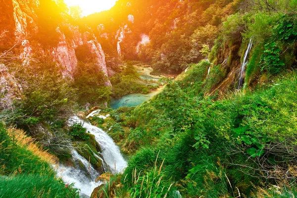 Wodospady Plitvice Chorwacja — Zdjęcie stockowe