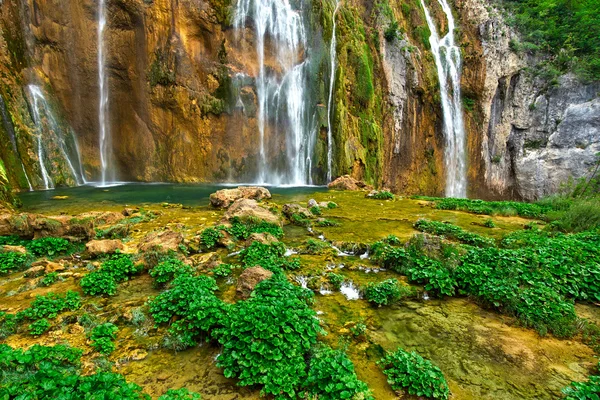 Wodospady Plitvice Chorwacja — Zdjęcie stockowe