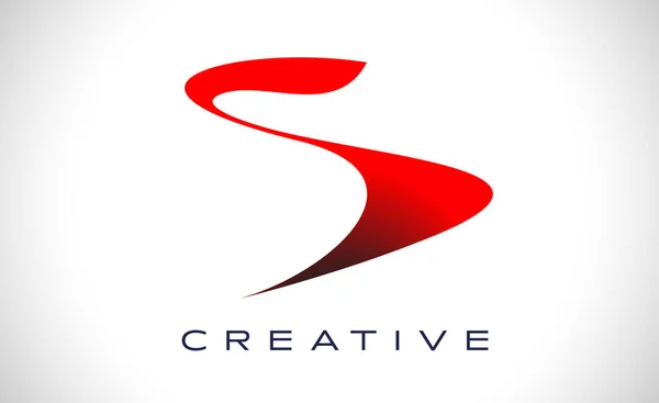 Red Logo Design Vector Creative Modern Design Shape — Archivo Imágenes Vectoriales