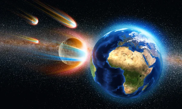 Астероиды — стоковое фото
