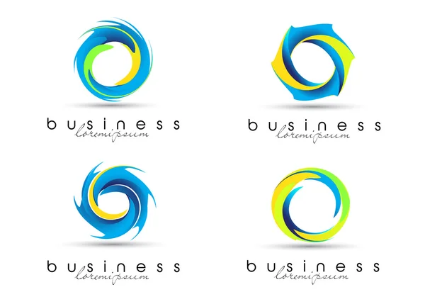 Corporate Abstract Logos — Stock Vector