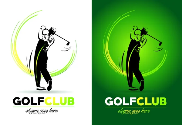 Logo golfowe — Wektor stockowy