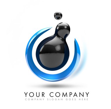 3D logo Küre