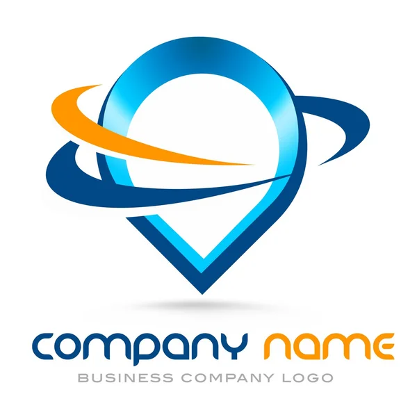 Логотип компанії бізнес — стокове фото