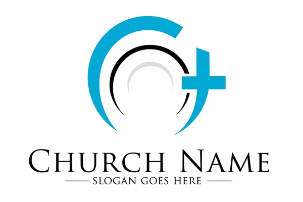Logo kościoła — Zdjęcie stockowe