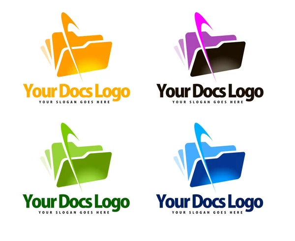 Dokumenty Logo — Stock fotografie