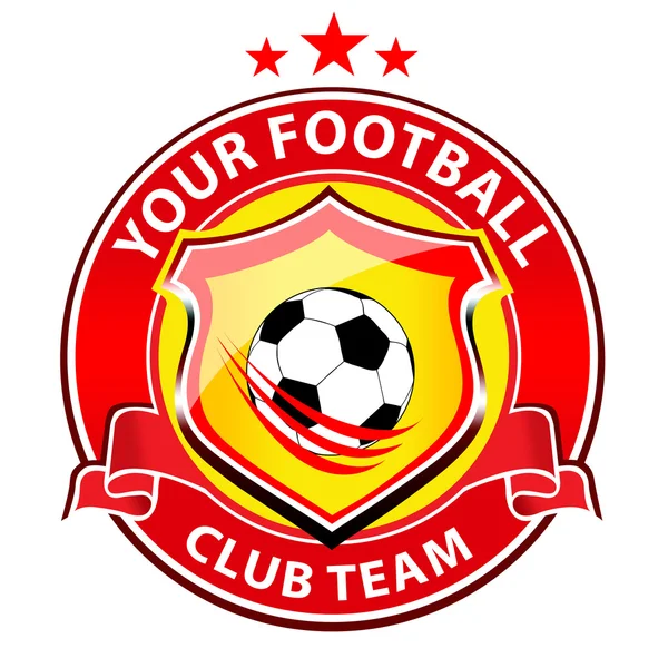 Fotboll Team Logo — Stockfoto