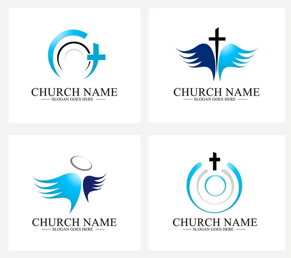 Logo de la Iglesia — Vector de stock