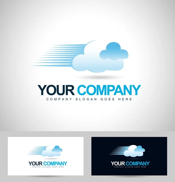 Logo Concept Cloud — Image vectorielle