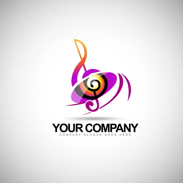 Müzik Logo vektör