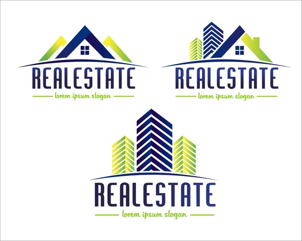 Logotipo inmobiliario — Vector de stock