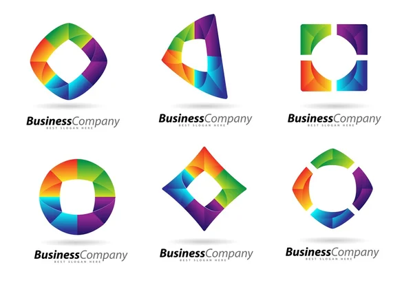 Conception de logo d'entreprise — Image vectorielle