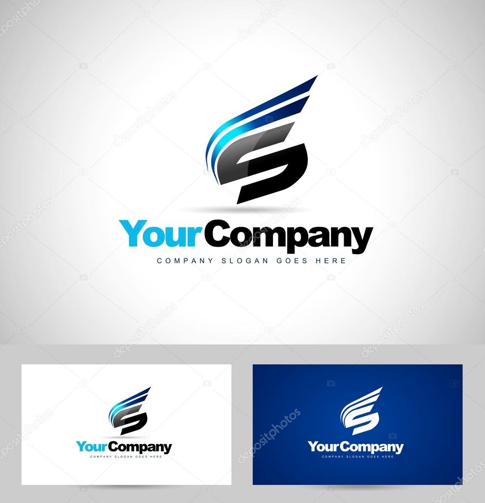Letter S Logo Design. Creative Vector Design with abstract letter s.