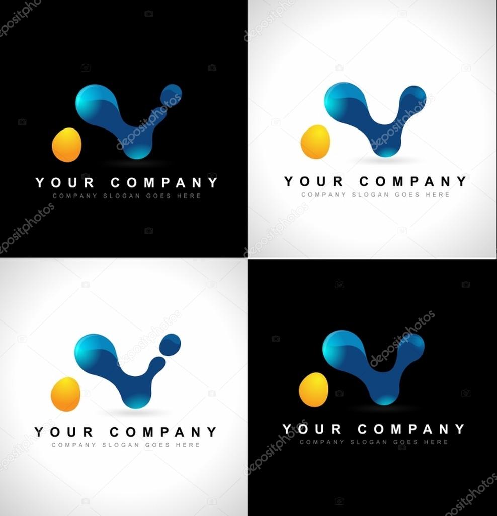 Letter N logo Design Concepts. Creative letter N Vector Logo set.