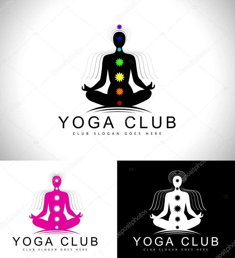 Yoga Logo Design. Creative Yoga Icon with Yoga Position