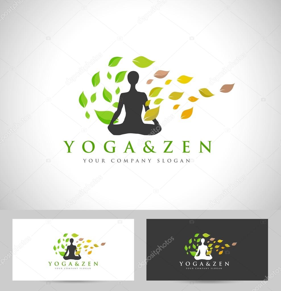 Yoga Logo Design. Creative Yoga Icon with Yoga Position