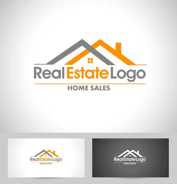 Logo immobilier — Image vectorielle