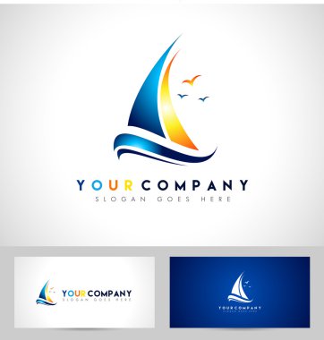 Yelkenli tekne logosu