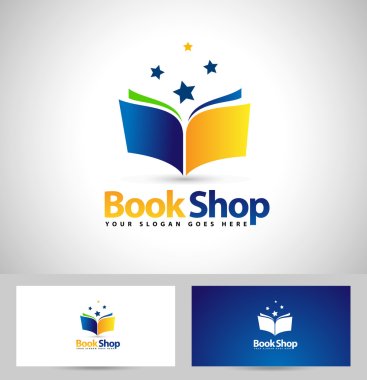 Book Logo Book Shop Icon
