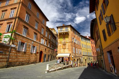 Sienna İtalya sokak