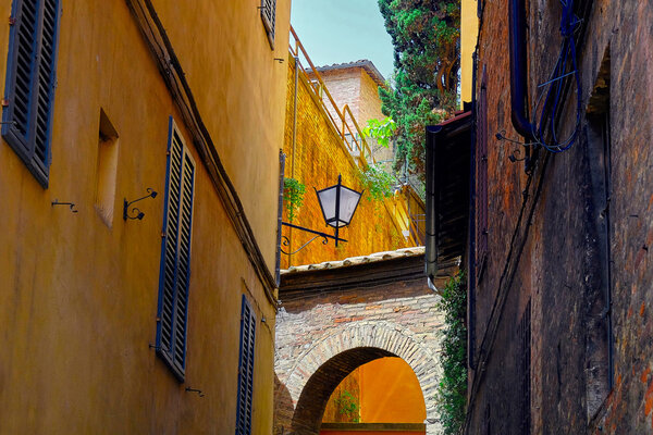 Итальянская улица Сиенна
