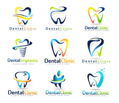 Diş dişçi Logo koymak 