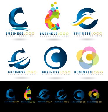 C harfi Logo Tasarımları
