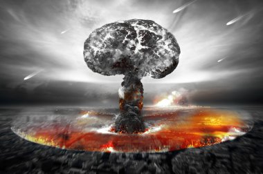 Nuclear war / Atomic Bomb clipart