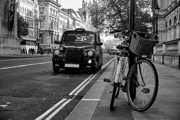 Londýn / Velká Británie / září 2015 / Londýn Taxi Cab — Stock fotografie