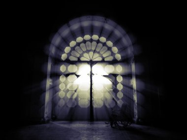 karanlık terkedilmiş hastanede haunting