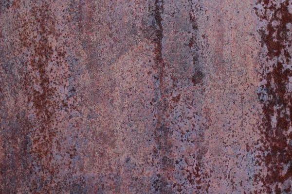 Texture Ruggine Sfondo Primo Piano Arrugginito Metallo Rosso Intemperie Vecchia — Foto Stock