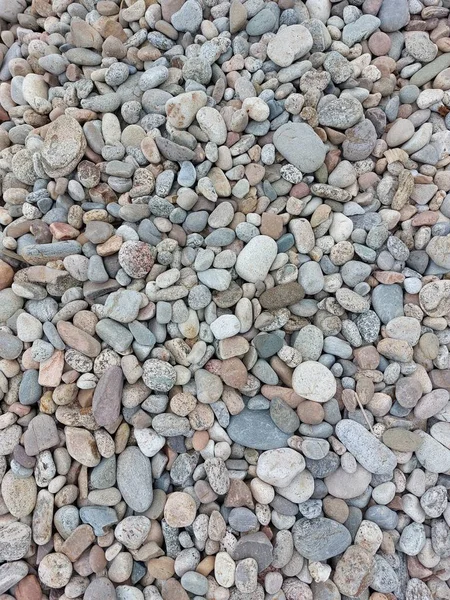 Pebbles Stones Baikal Lake Shore — Stock Photo, Image