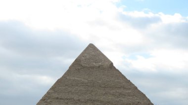 Giza piramitleri manzarası. tarihsel Mısır Piramitleri.