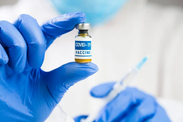 Коронавірус Covid Розробка Вакцини Дослідження Лікування Лікування Інфікованих Пацієнтів Новаторське — стокове фото