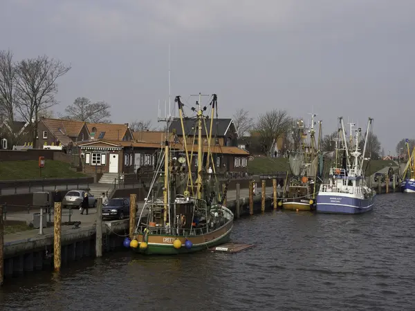 Greetsiel liman — Stok fotoğraf