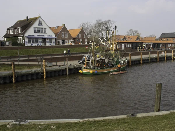 Greetsiel merellä — kuvapankkivalokuva