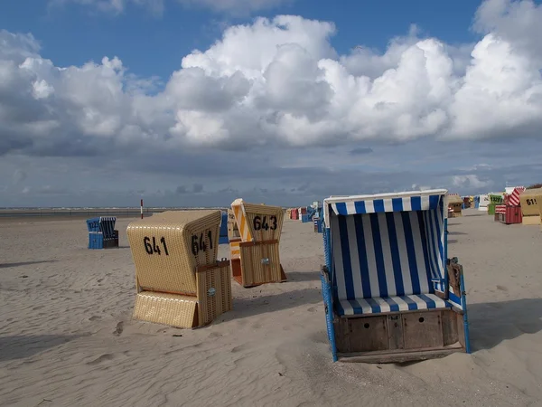 Na wyspie langeoog — Zdjęcie stockowe