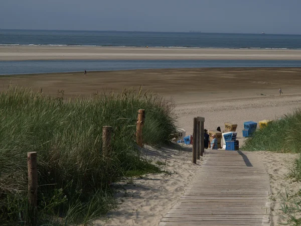 The beach of langeoog — Stock Photo, Image