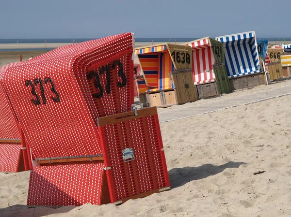 Het strand van langeoog — Stockfoto