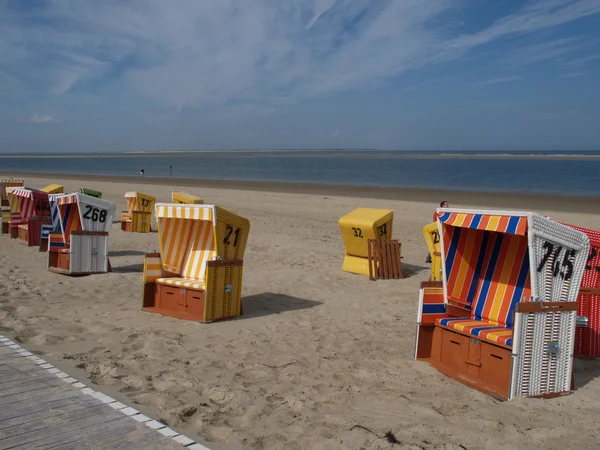 The beach of langeoog — Stock Photo, Image