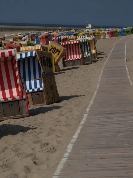 Het strand van langeoog — Stockfoto