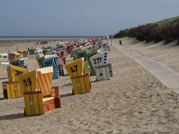 Na pláž langeoog — Stock fotografie